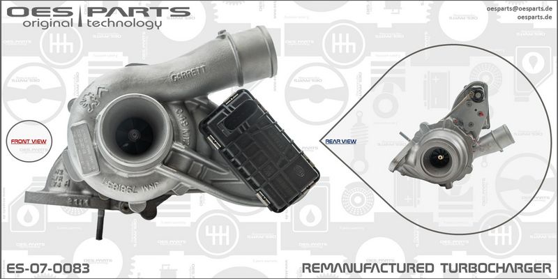 OES PARTS Компрессор, наддув ES-07-0083